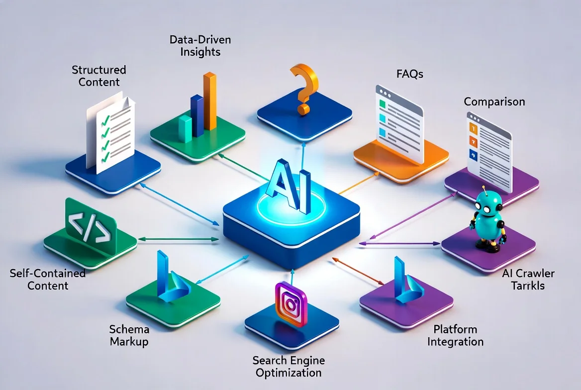 Las 9 estrategias GEO probadas - Estructura, datos, cápsulas de respuesta, schema markup