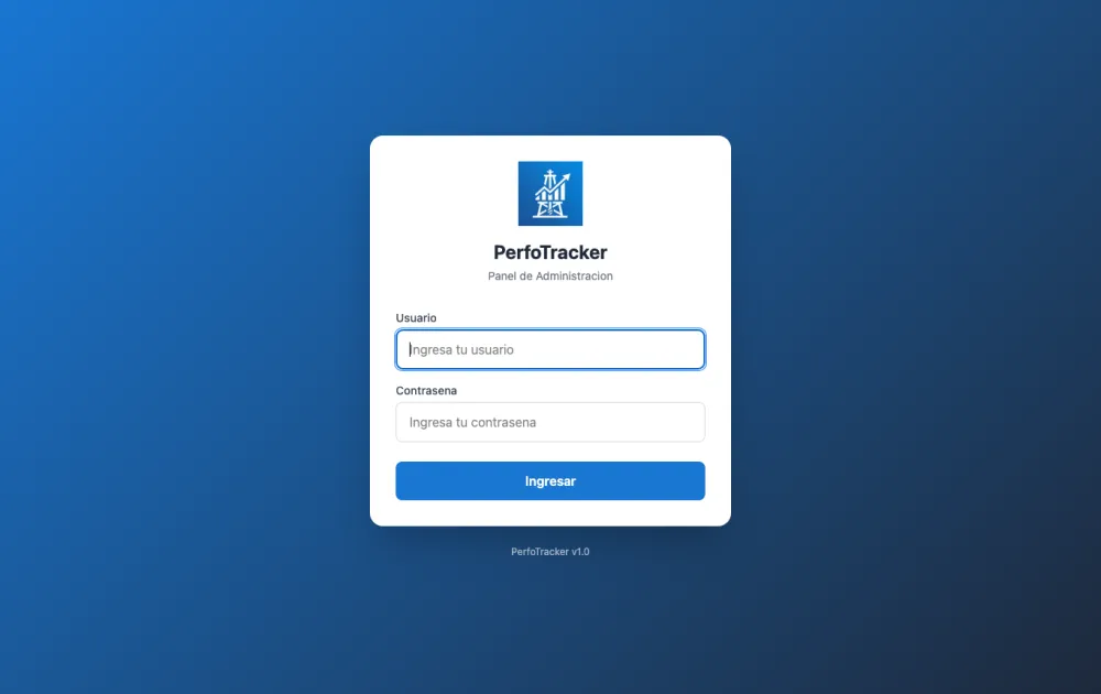 PerfoTracker - Sistema de Perforación Minera