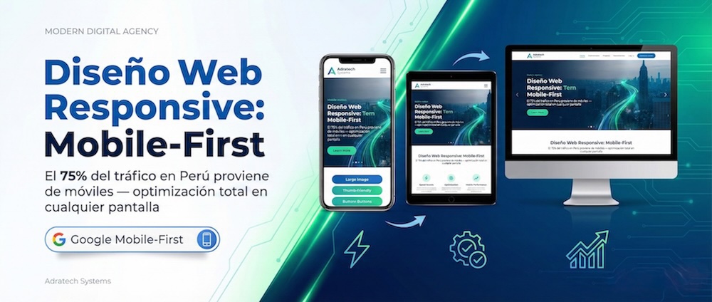 Diseño web responsive mobile-first - Páginas web adaptables a móviles tablets y desktop